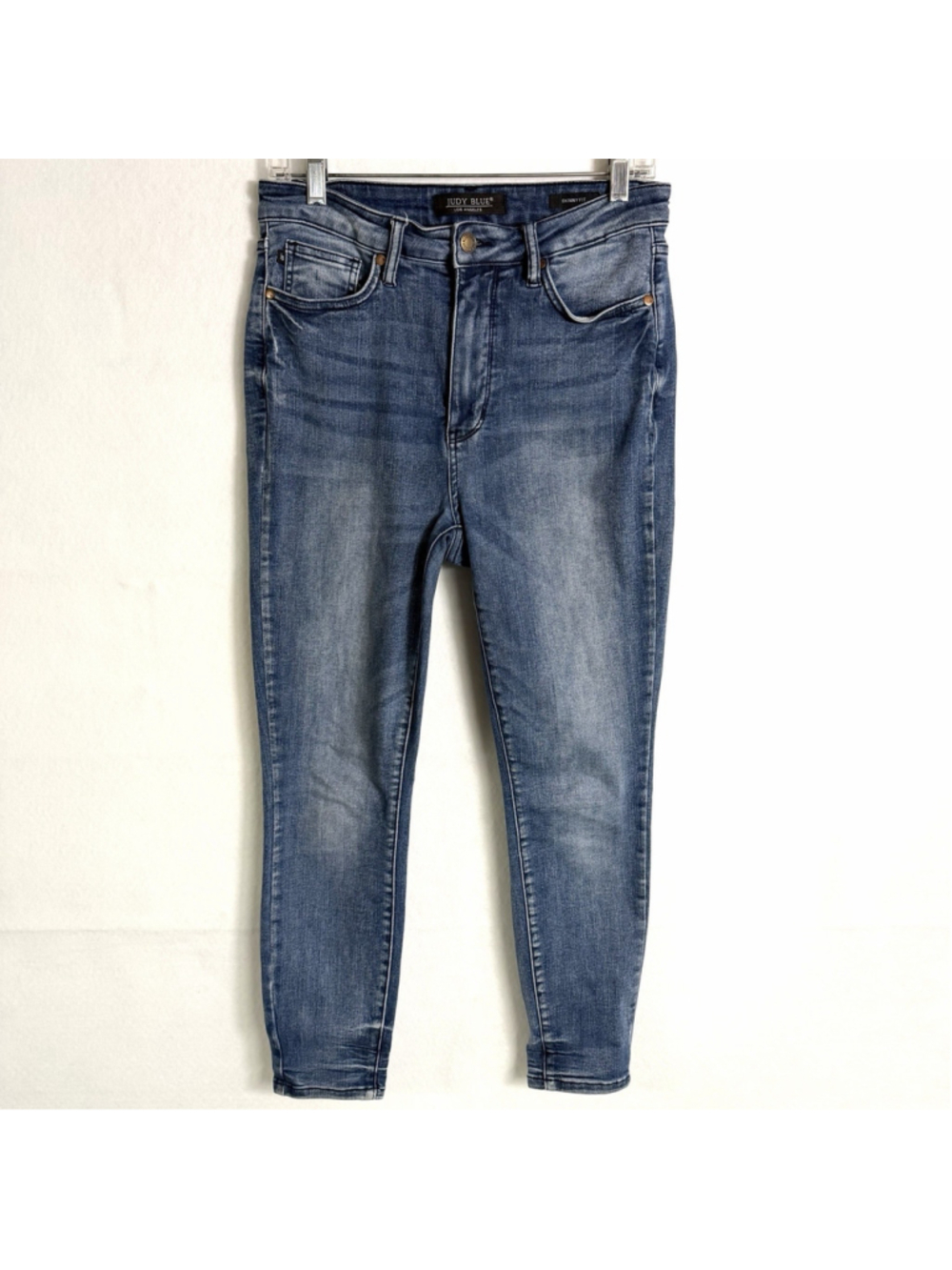 Judy Blue Jeans Womens Size 9/29 Skinny Fit Faded Blue Medium Wash Stretch